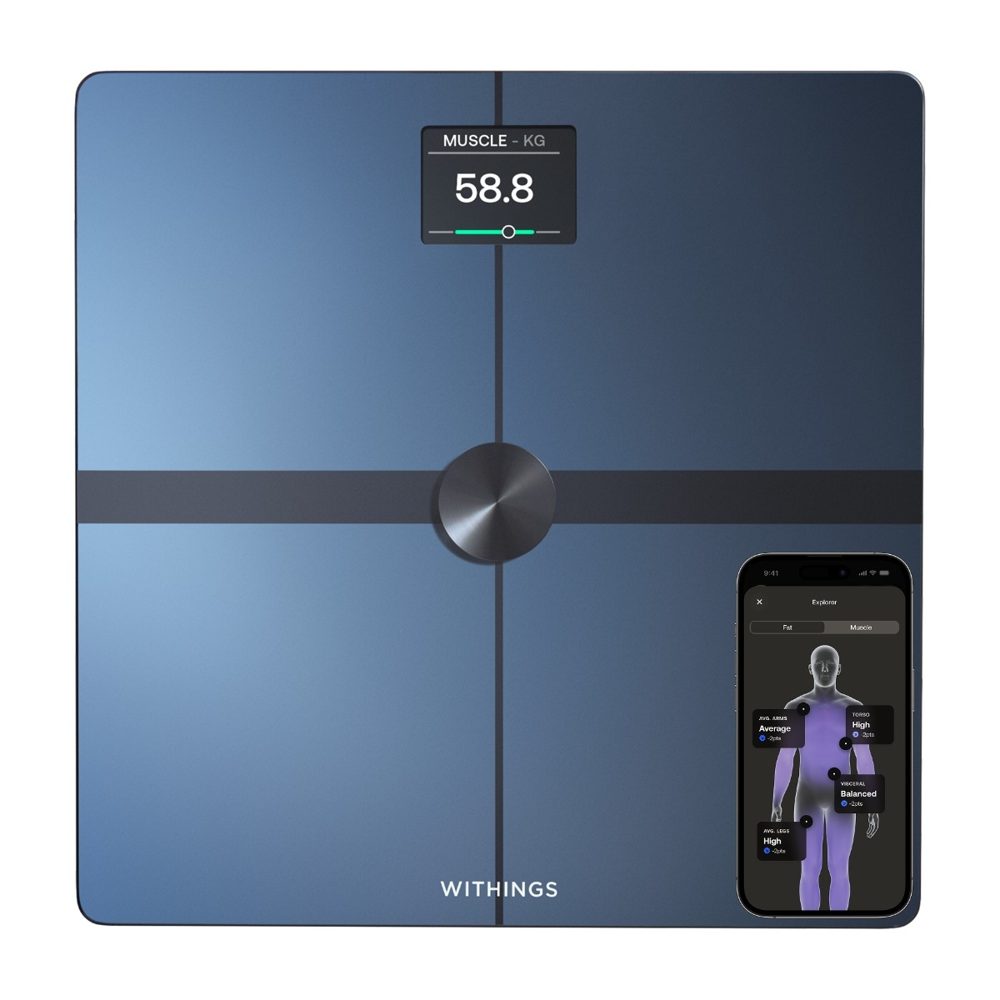 Body Smart med Withings-appen på en telefon