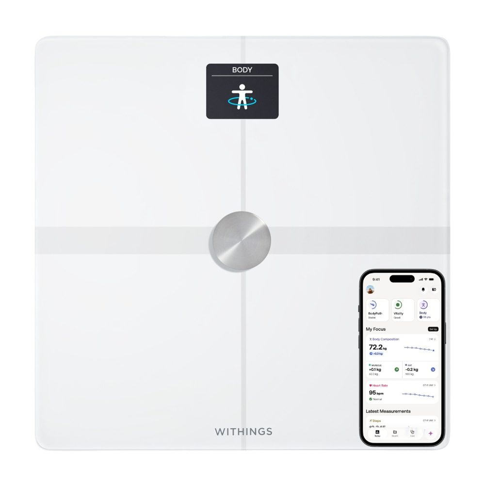 Withings Body Smart i hvitt med appen